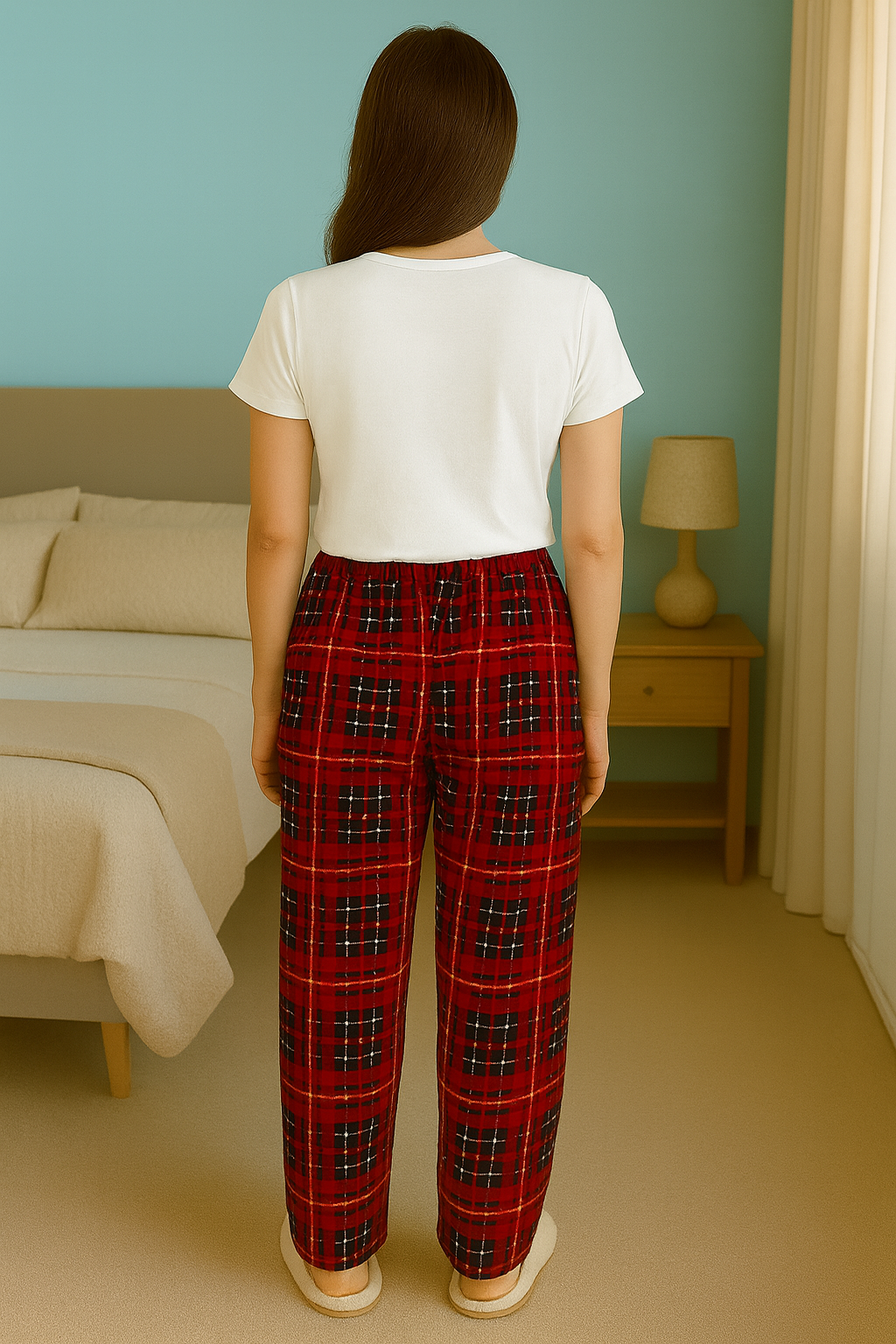 Süet Kadın Pijama Altı