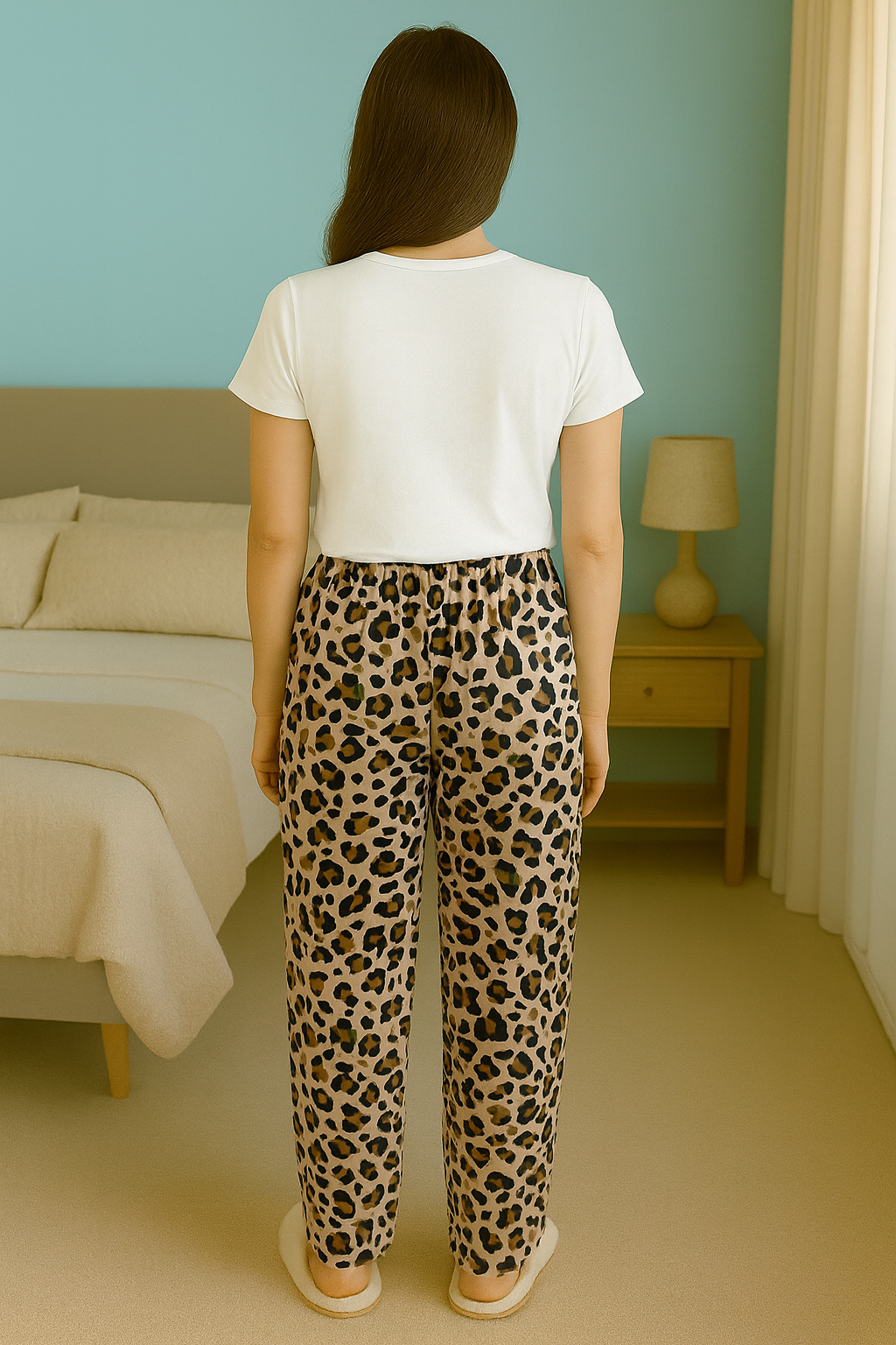 Süet Kadın Pijama Altı