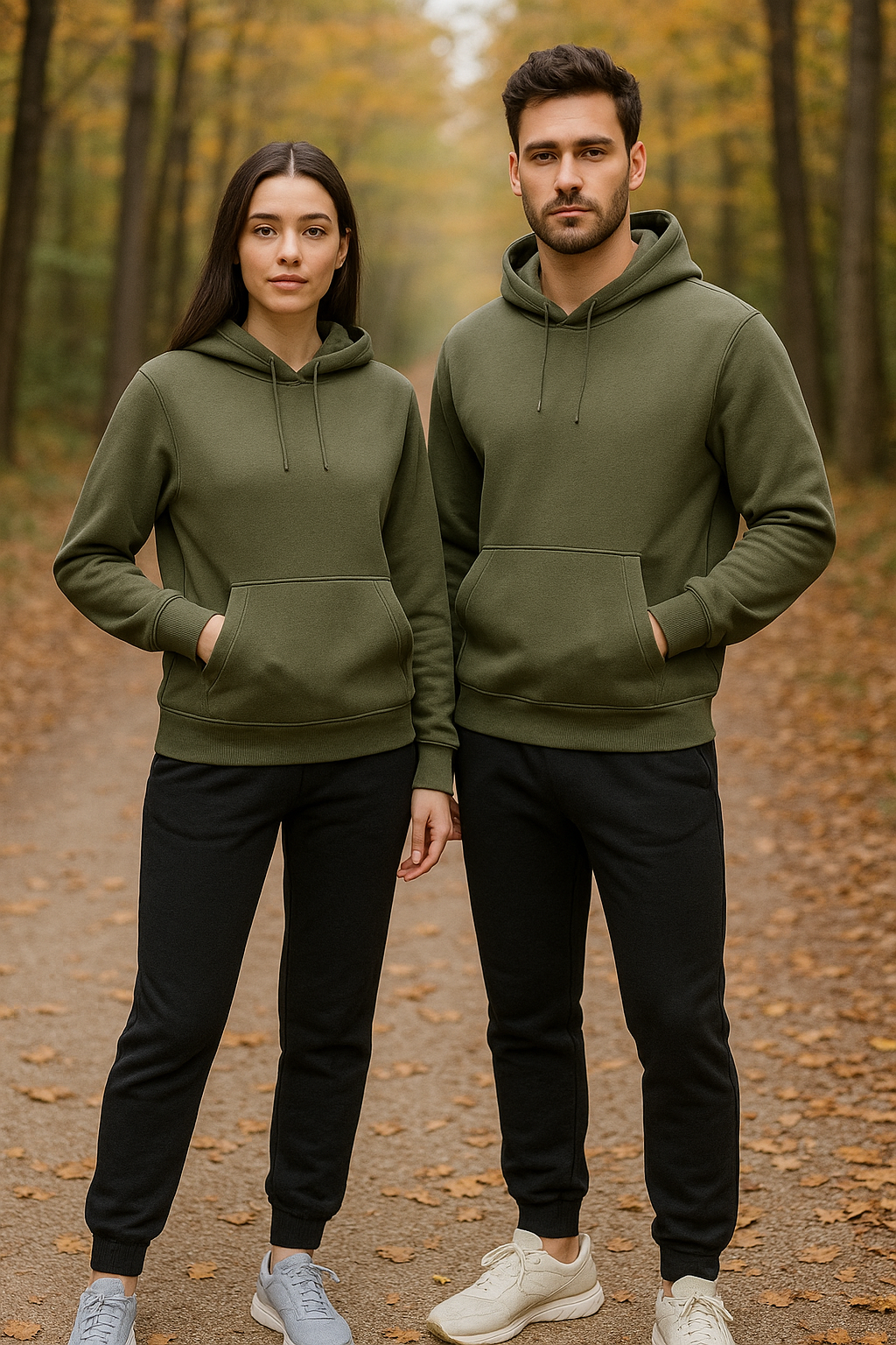 Unisex Ribanalı Eşofman Altı